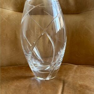 Tiffany & Co. Vintage Hand Cut Glass Vase